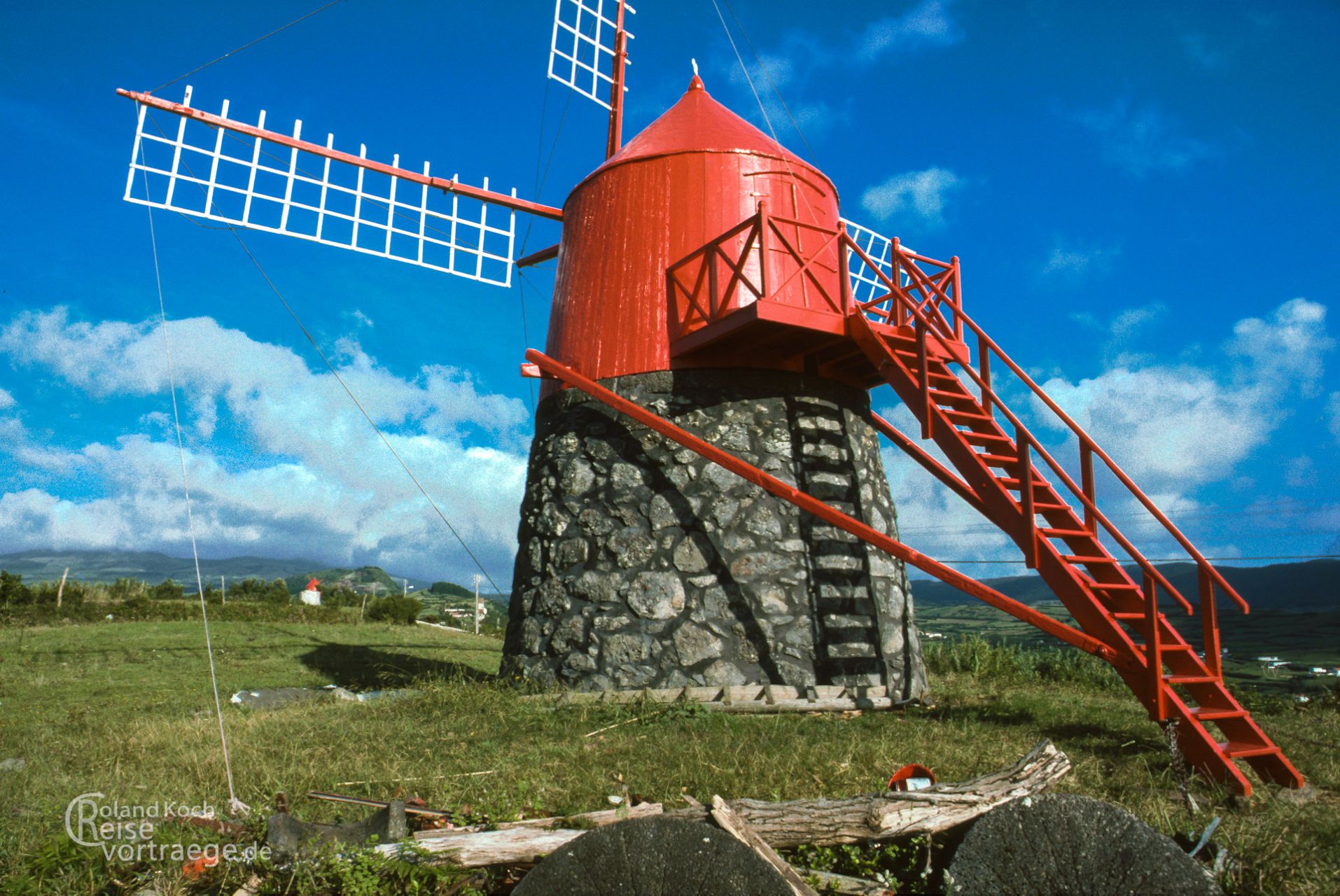 Portugal - Azoren - Faial - Windmühle